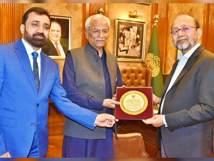 A Meeting with the Governor of Sindh